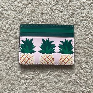 Kate Spade ♠️ pineapple 🍍 card case